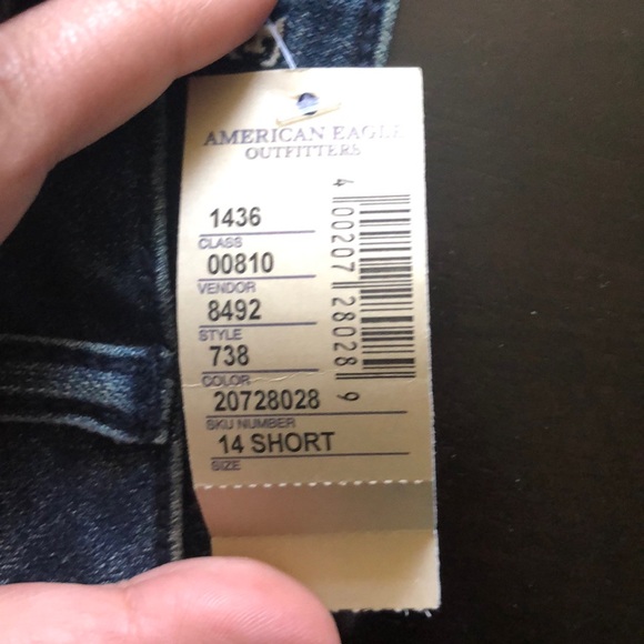 American Eagle boot cut jeans, size 14 short - Picture 2 of 2